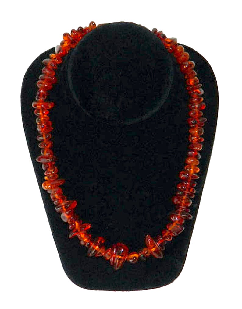 vintage amber bead necklace