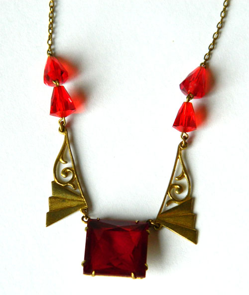 art nouveau necklace