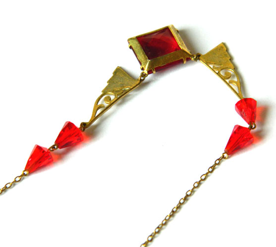 art nouveau necklace