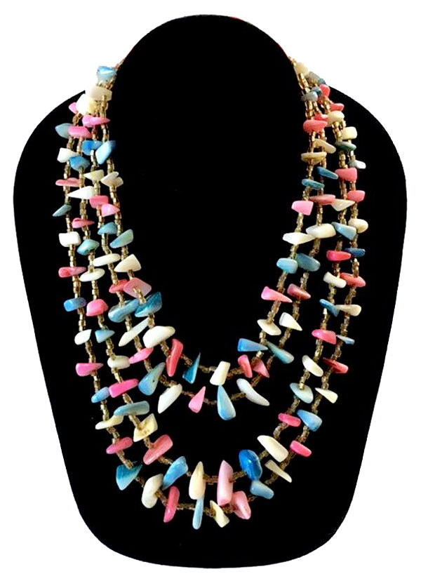 multi strand necklace