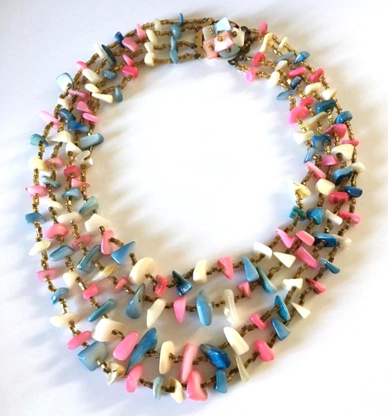 multi strand necklace