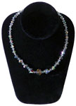 aurora borealis crystal necklace