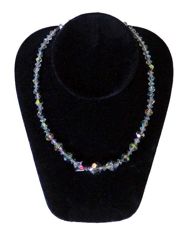 aurora borealis crystal necklace