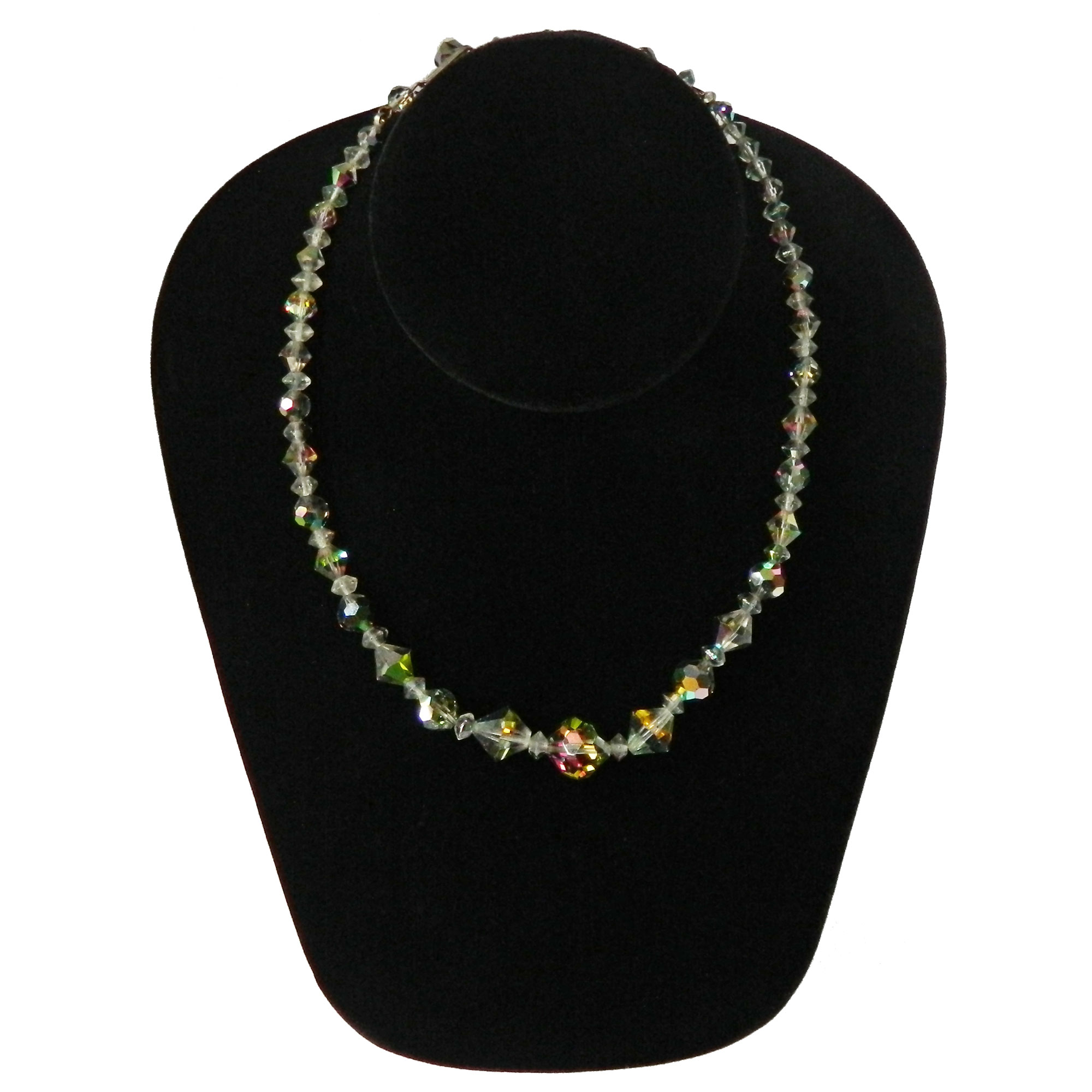 aurora borealis crystal necklace