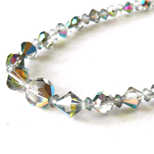 aurora borealis crystal necklace