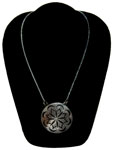 Niello pendant necklace