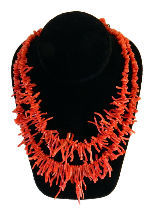 Branch coral necklace
