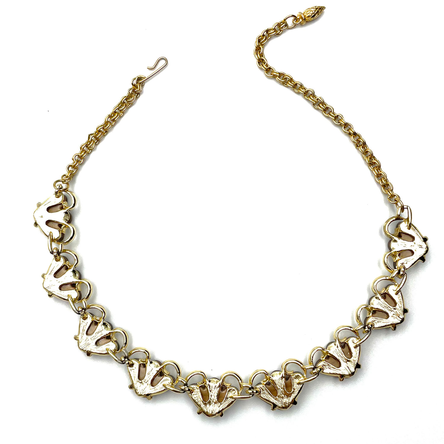 brown vintage necklace