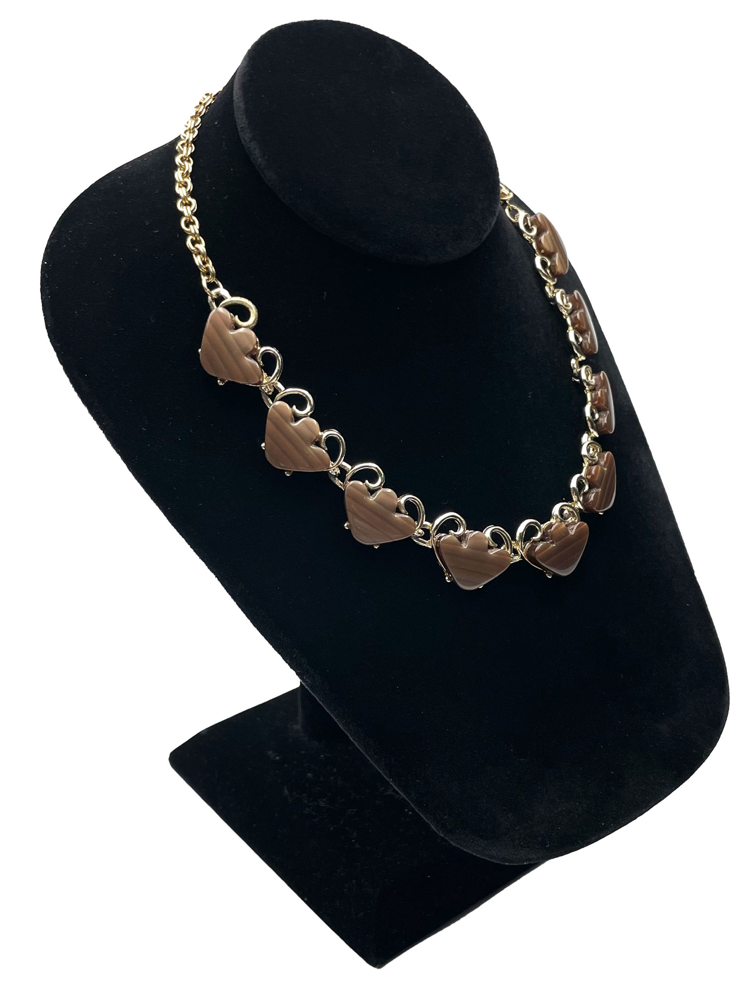 brown vintage necklace