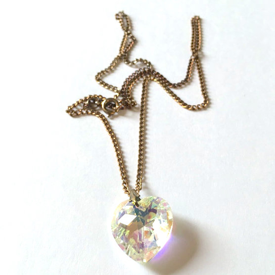 aurora borealis crystal heart
