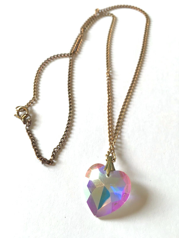 aurora borealis crystal heart