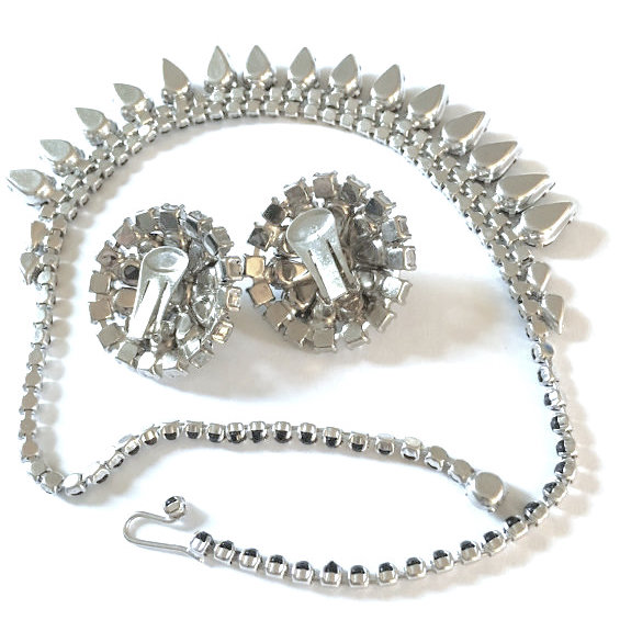 1950's rhinestone necklace