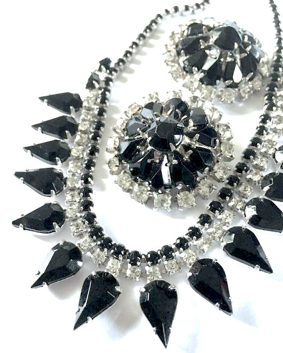 1950's rhinestone necklace