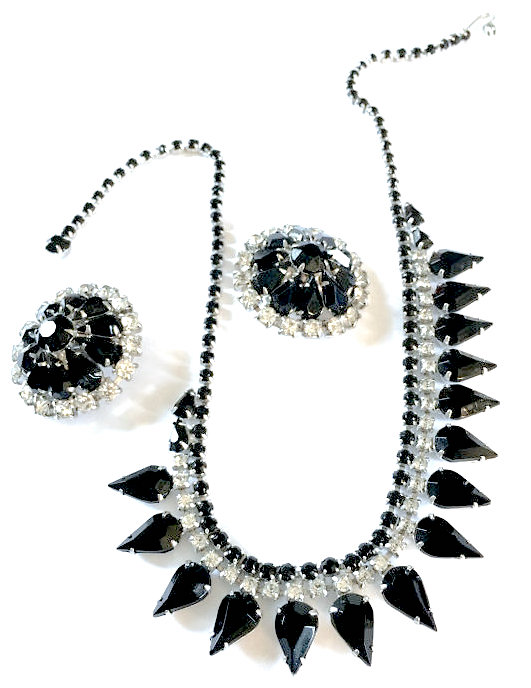 1950's rhinestone necklace