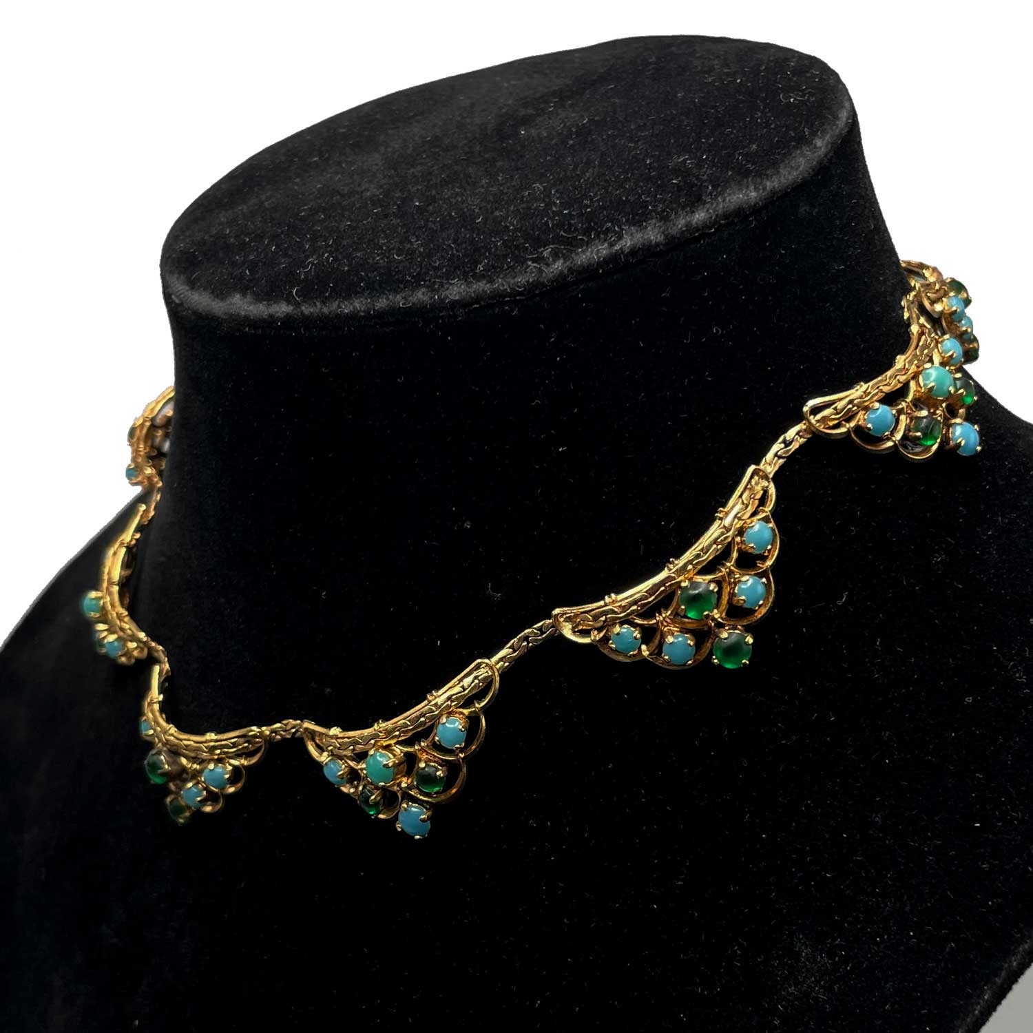 1960s Christian Dior rhinestone necklace set