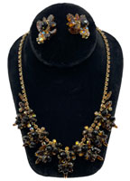 Juliana rhinestone necklace set