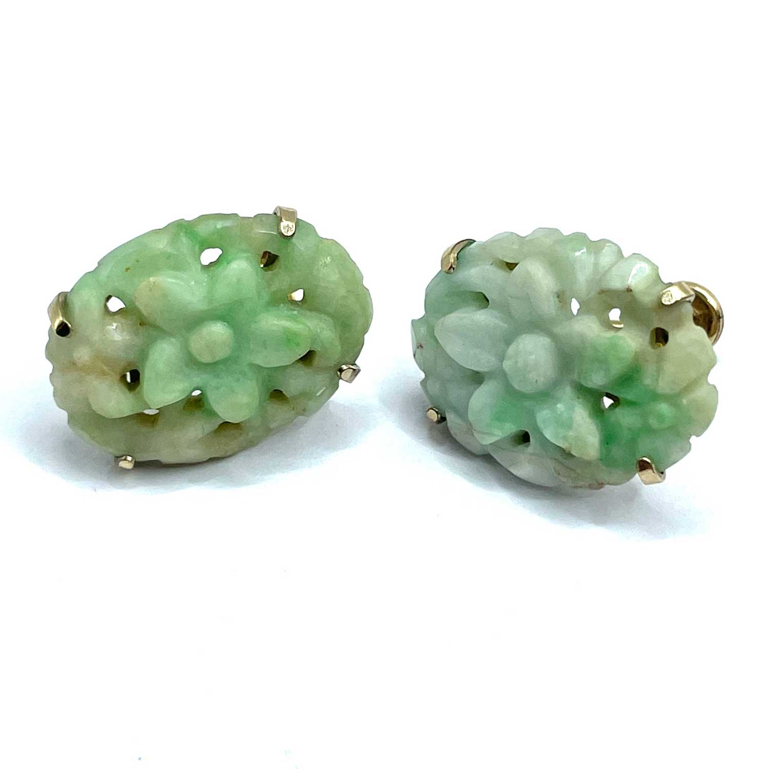 Van Dell jadeite pendant necklace set