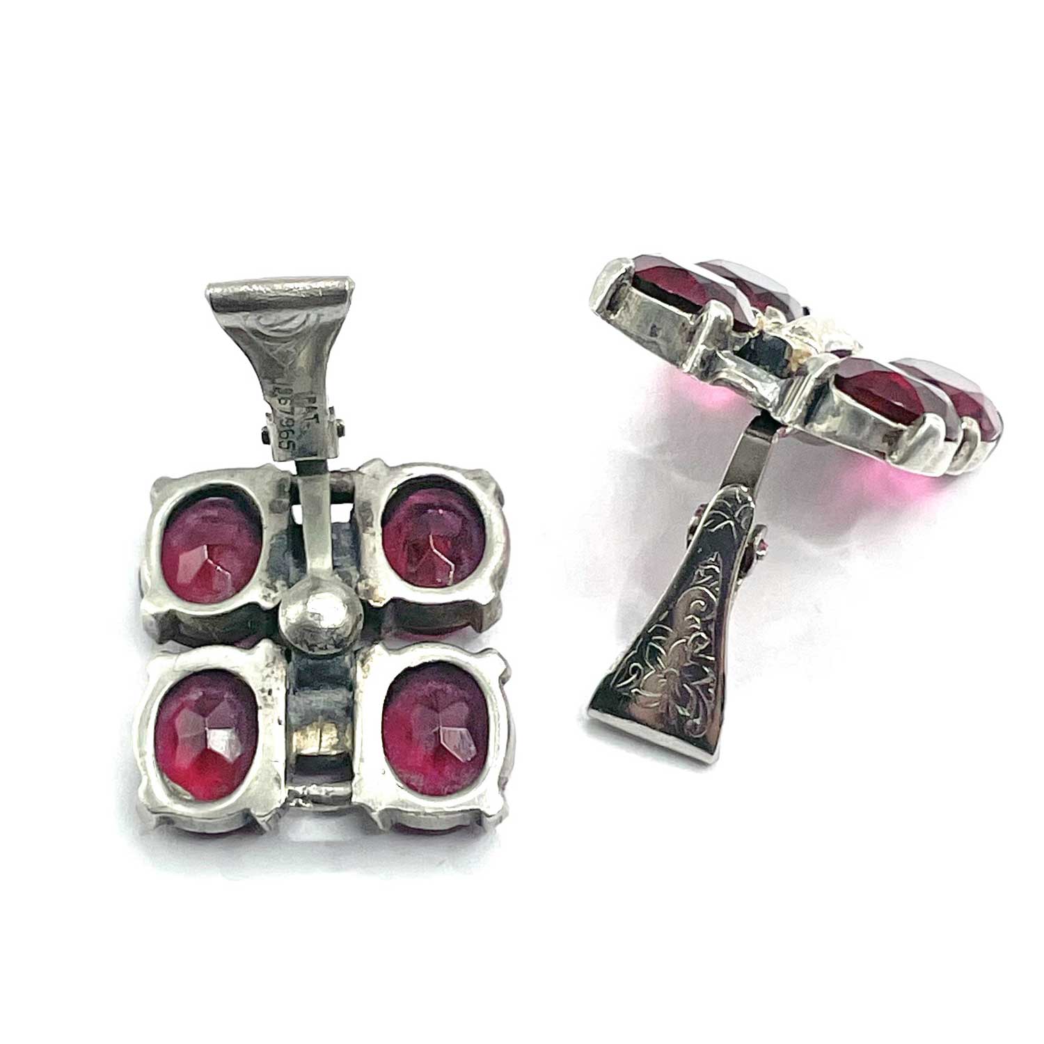 1940s Trifari necklace and earring set