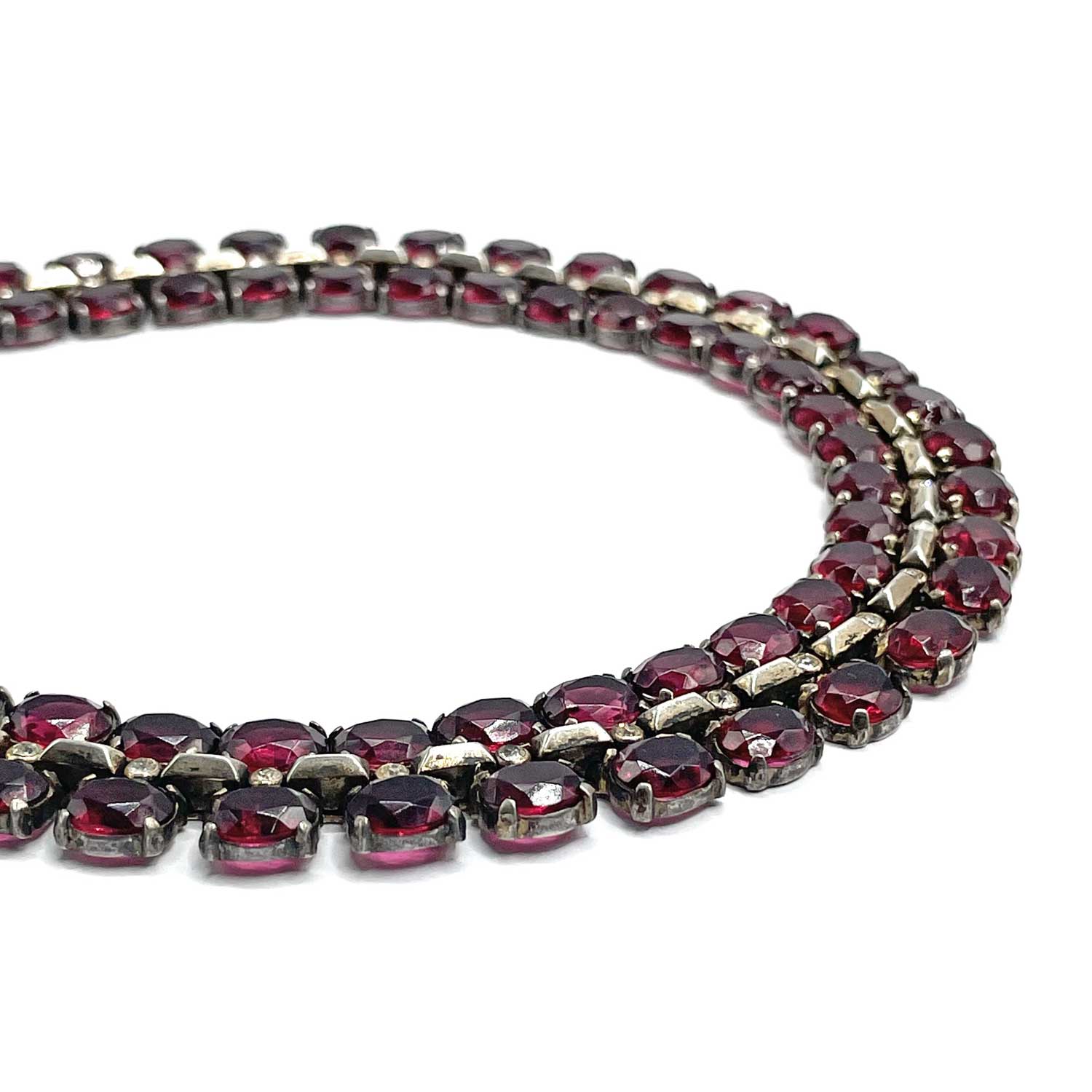 1940s Trifari necklace and earring set