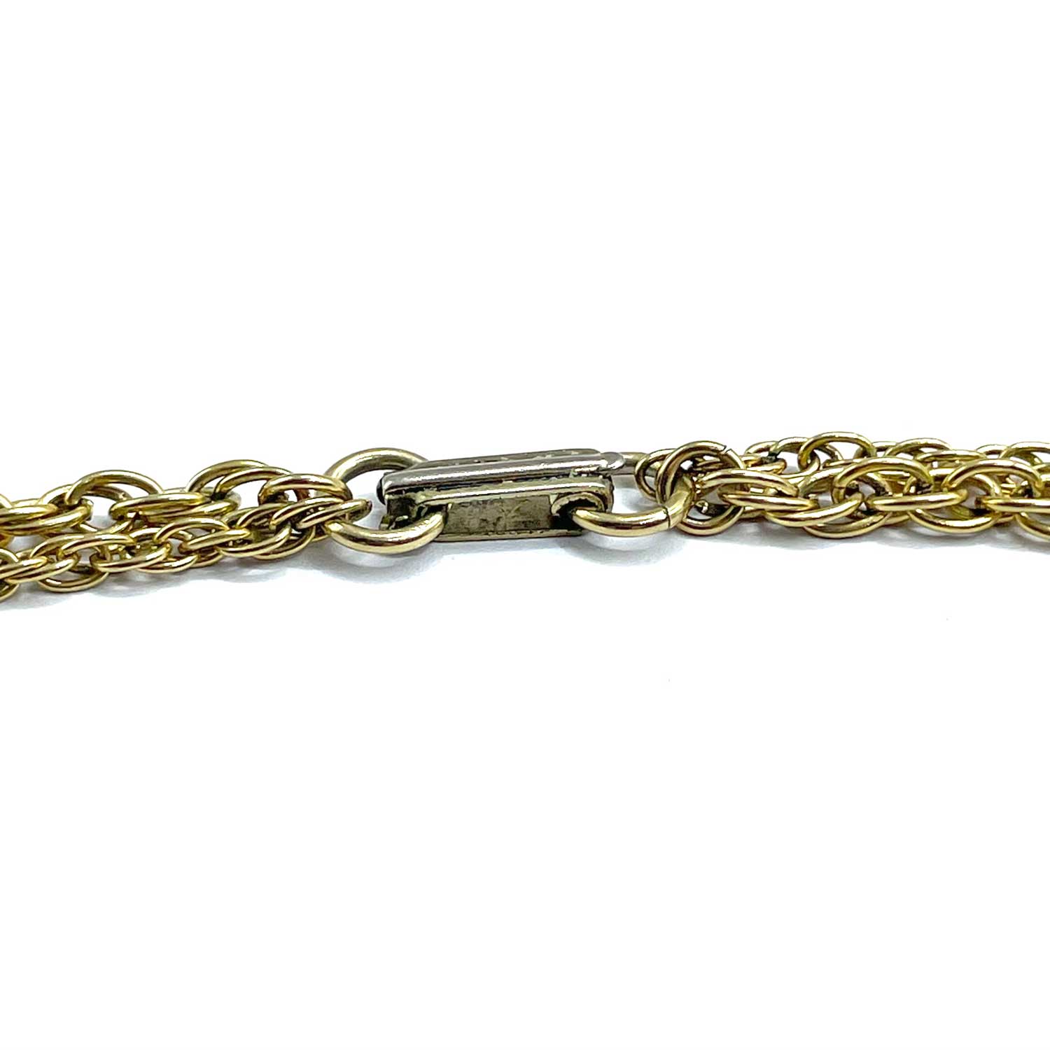 Ceramic 1970s pendant necklace and earring set