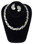 Trifari necklace and earring set