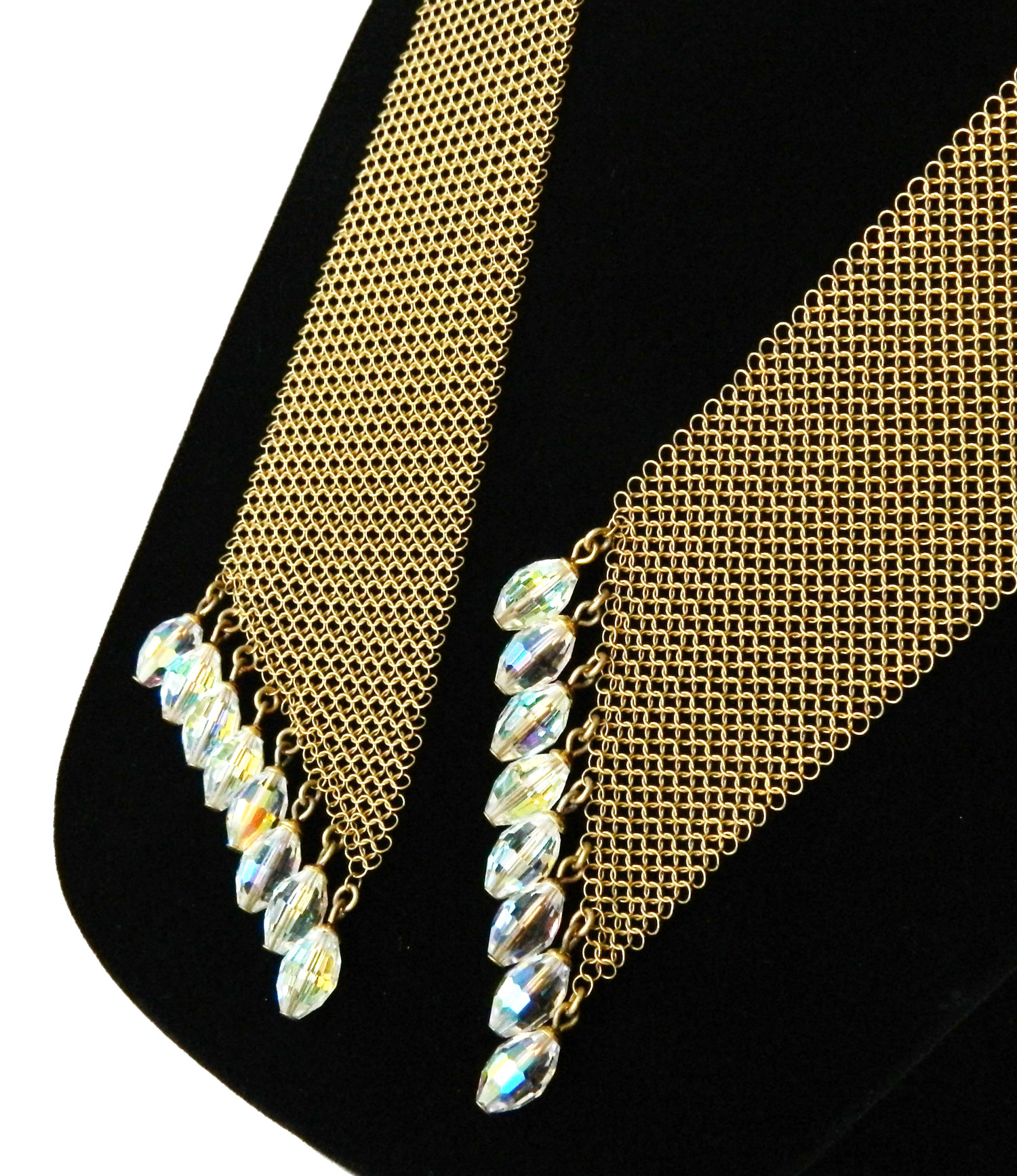 Napier Aurora Borealis crystal necklace set