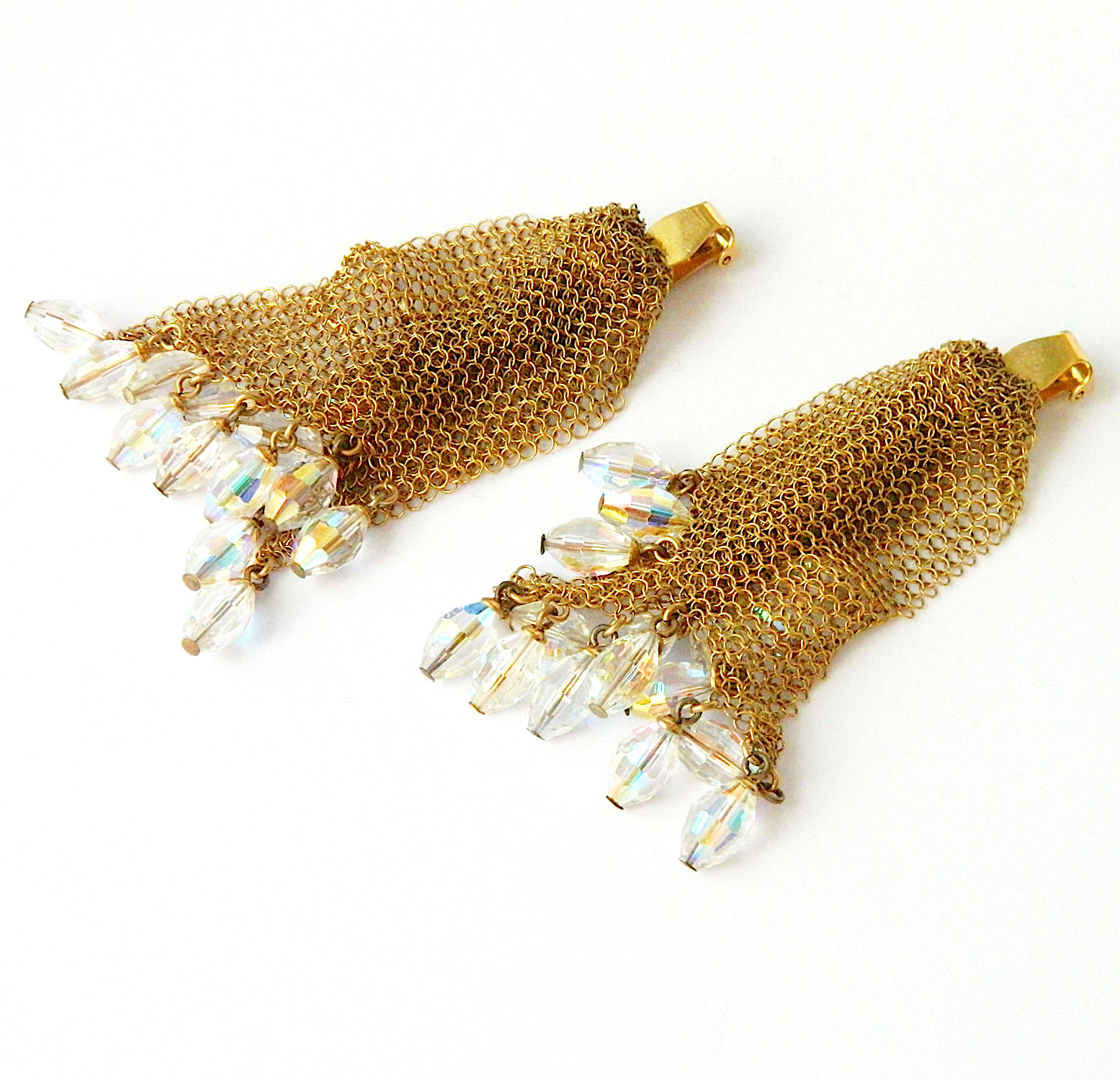 Napier Aurora Borealis crystal necklace set