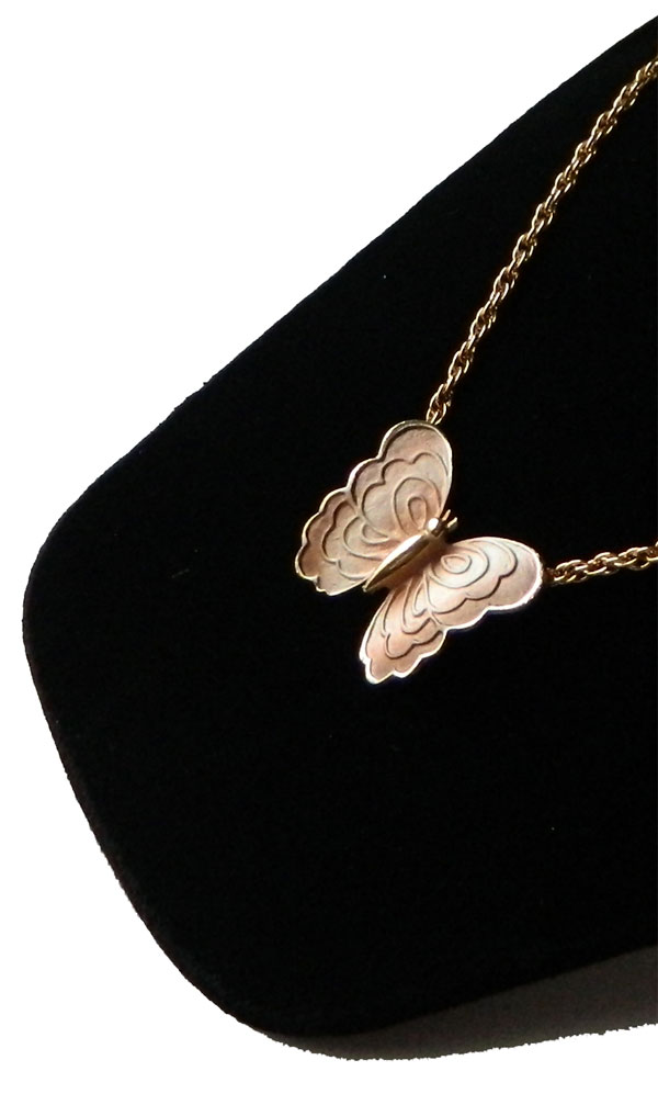 Parl Lane butterfly necklace