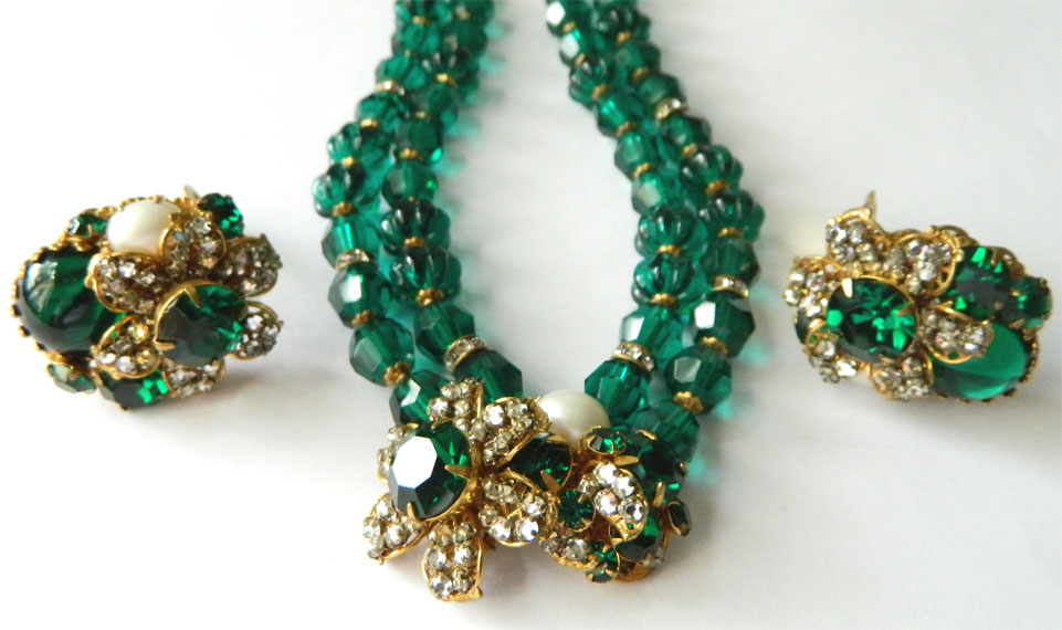 1950's DeMario necklace set