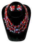 red crystal necklace