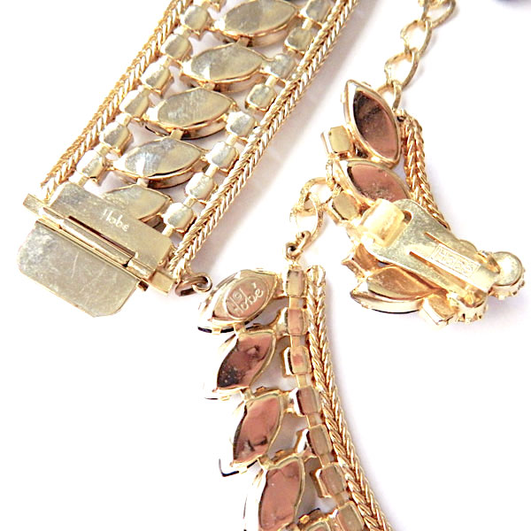 1950s Hobé necklace set