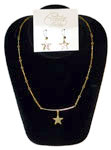 gold star necklace