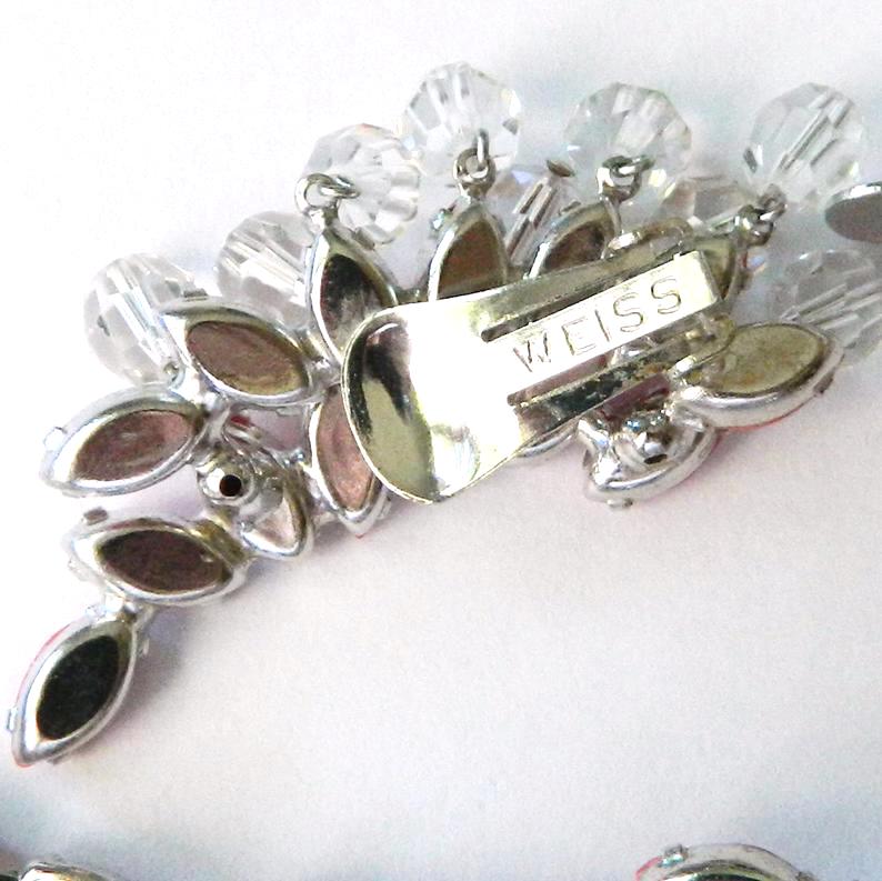 1950s Weiss necklace and earring set