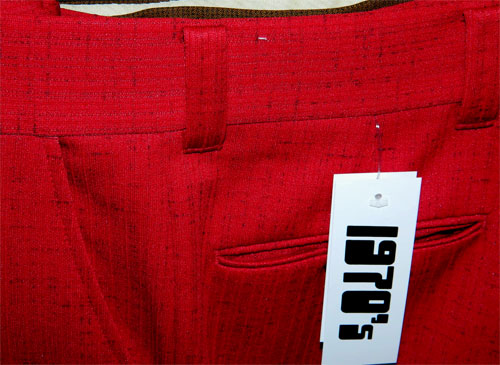 vintage red bell bottoms