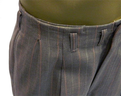 40s/50s Hollywood waist drop loops trouser wool pant, Fesyen Pria, Pakaian  , Bawahan di Carousell