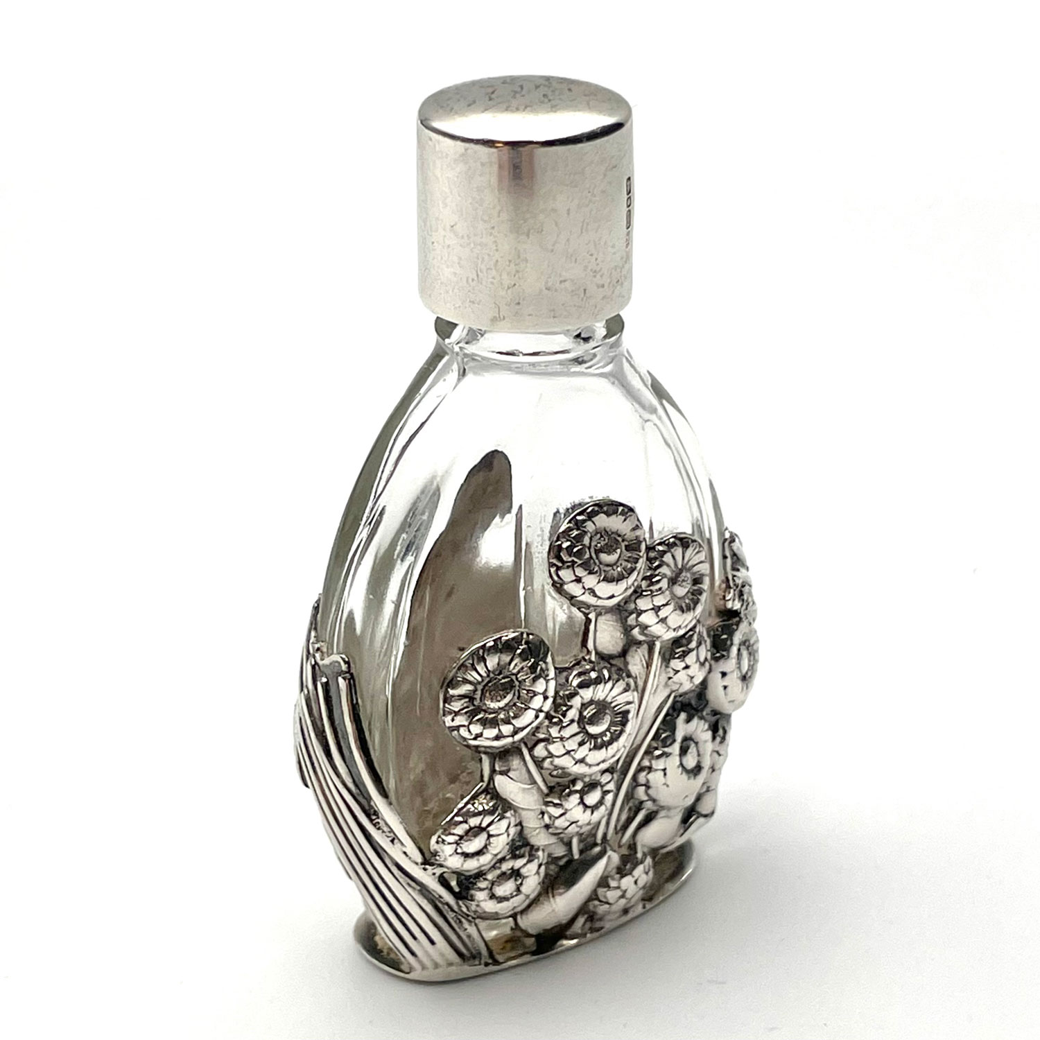 Sterling overlay perfume bottle