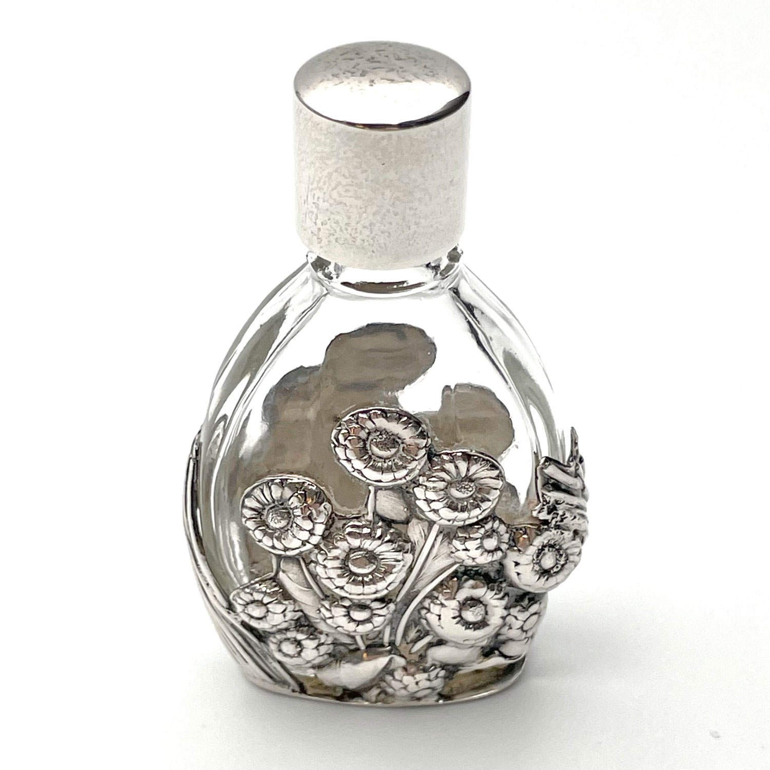 Sterling overlay perfume bottle