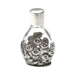 Sterling caged perfume bottle