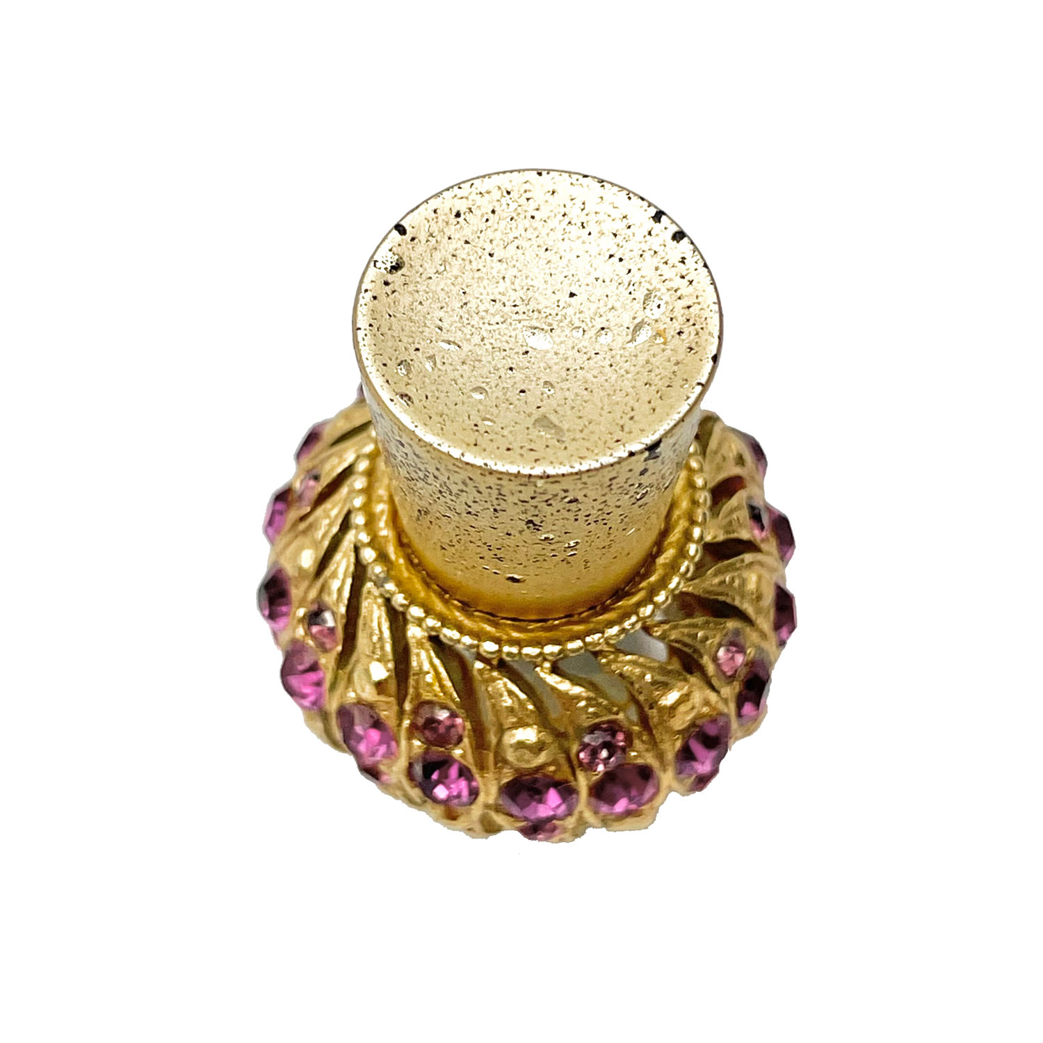 vintage rhinestone perfume bottle