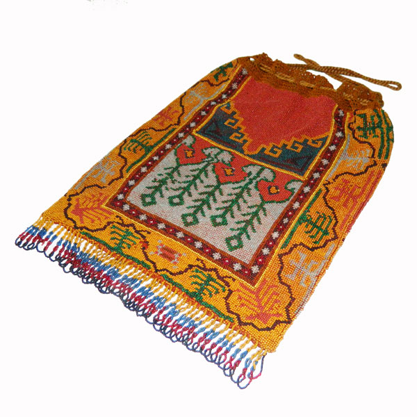 Victorian beaded handbag