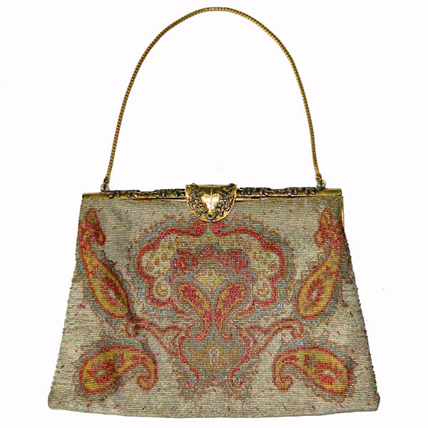 French beaded purse