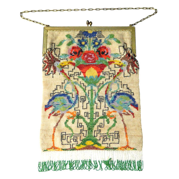 antique beaded handbag