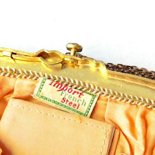 Antique micro bead purse