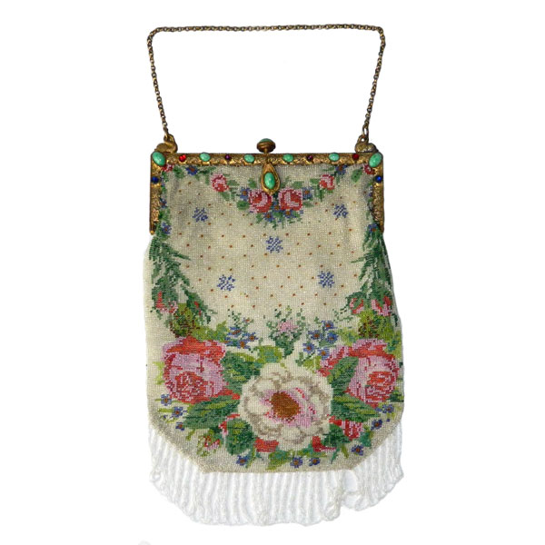 antique beaded handbag
