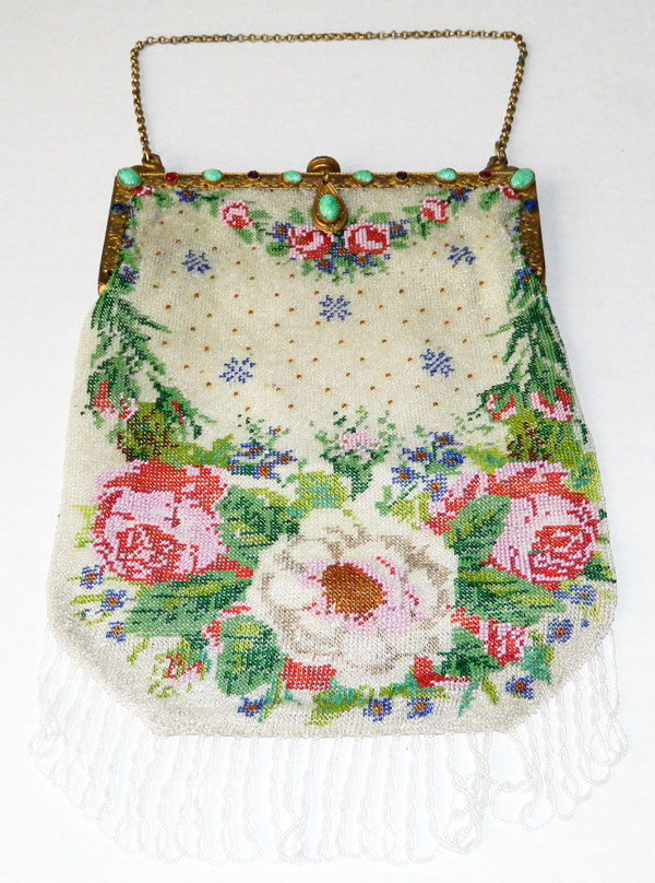 antique beaded handbag
