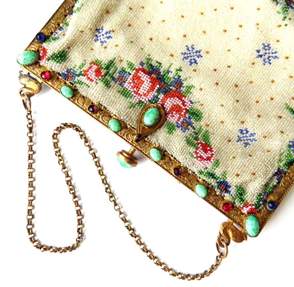 antique beaded handbag