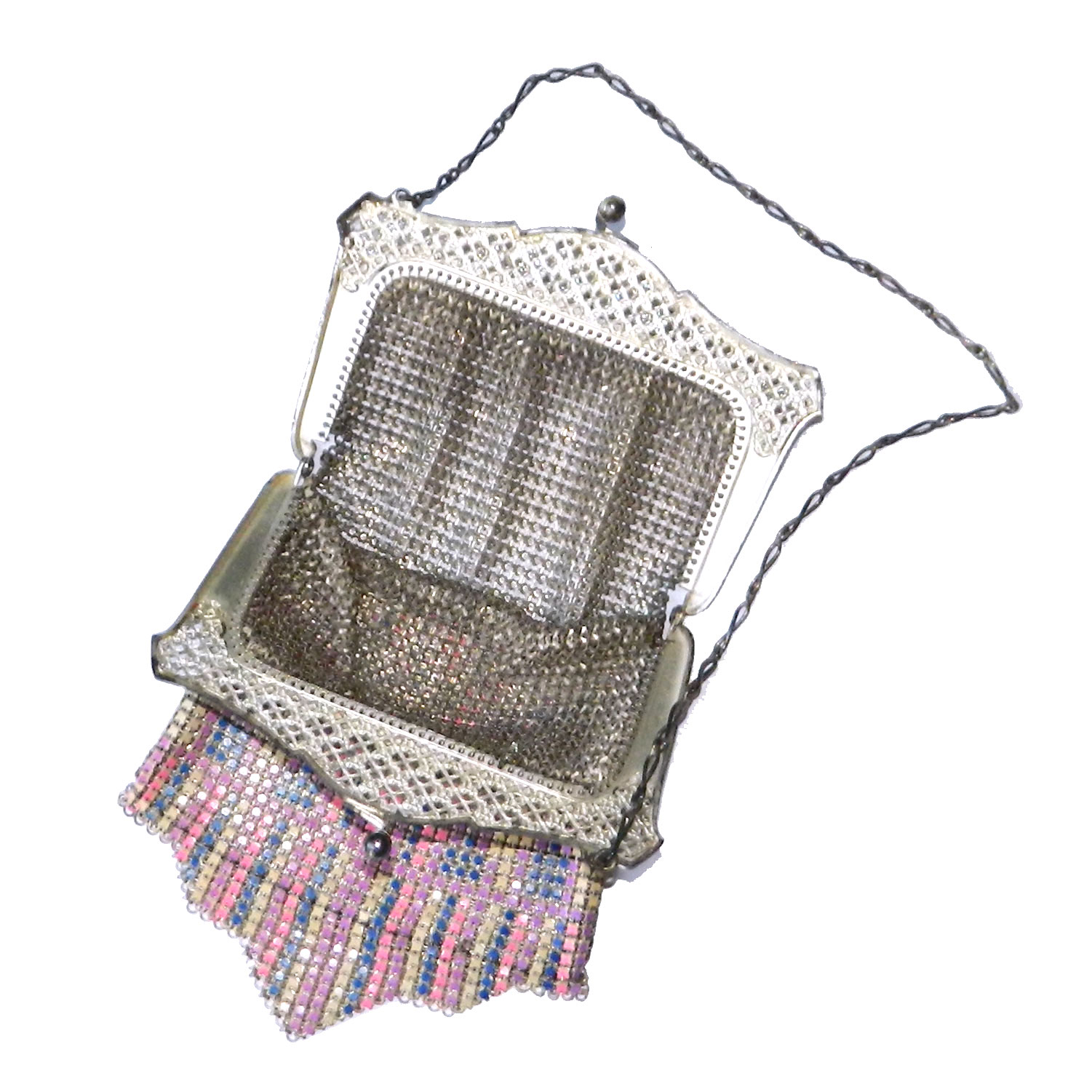 1920's Whiting and Davis mesh handbag