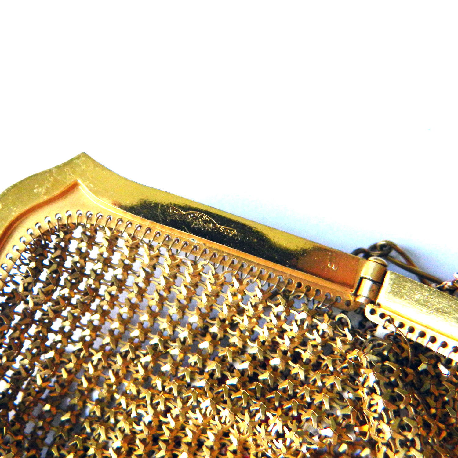 1920's Whiting and Davis mesh handbag
