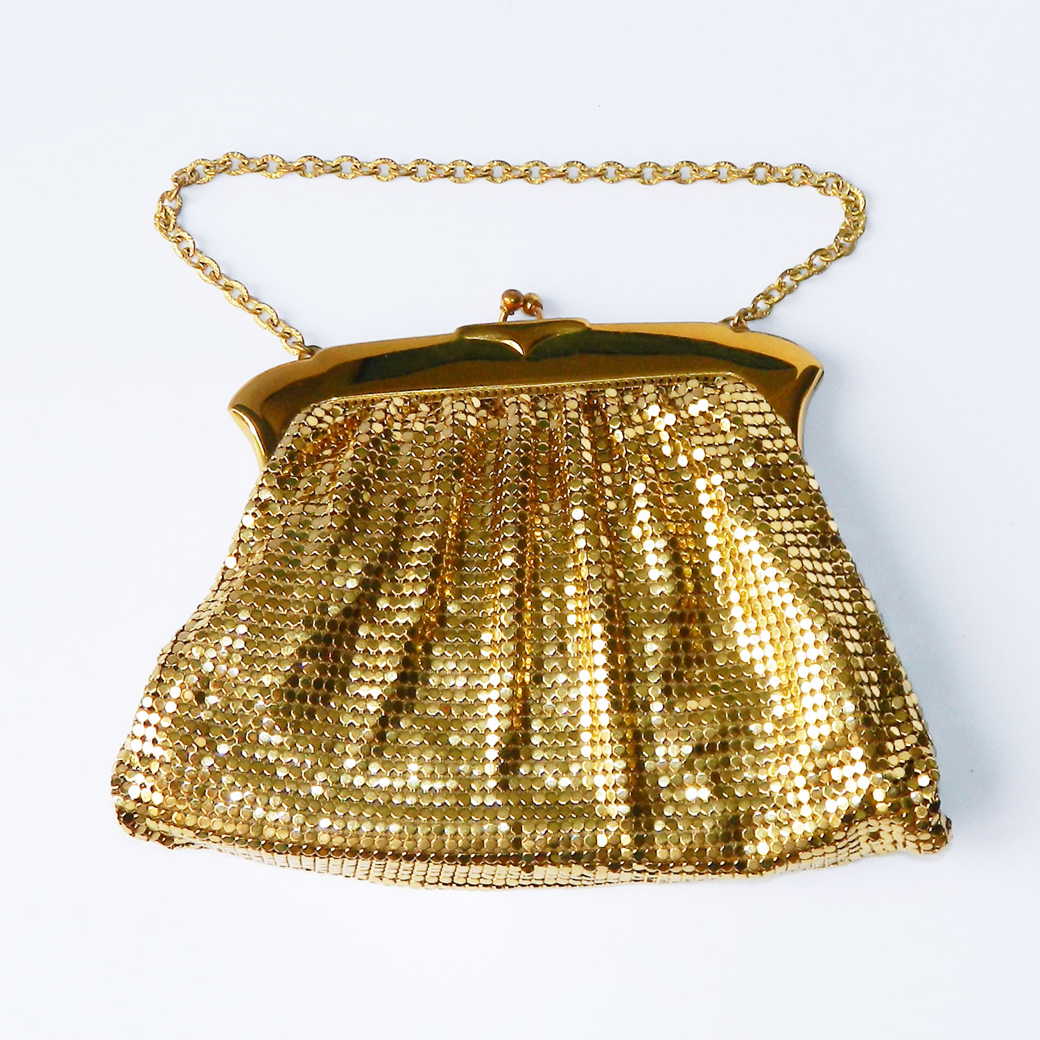 Whiting and Davis mesh handbag