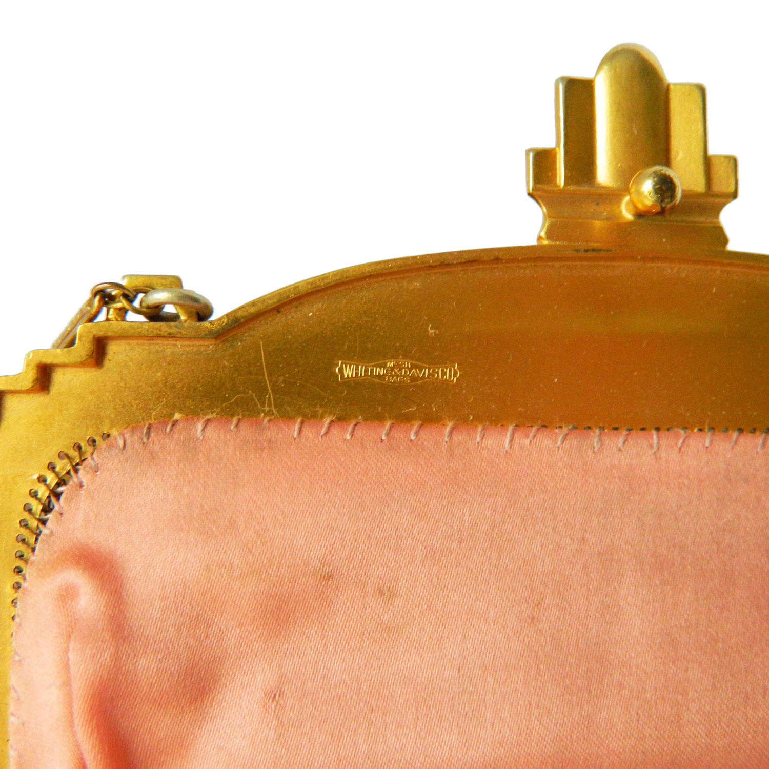 1920's Whiting and Davis mesh handbag